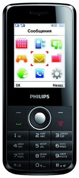 Philips Xenium X116 Black фото 1